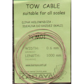 Towing cable 0.6mm x 1000mm 