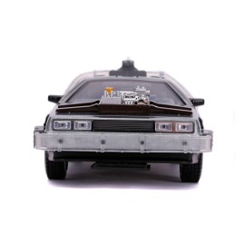 Back to the Future III DeLorean Time Machine 1/24 metal Hollywood Rides 