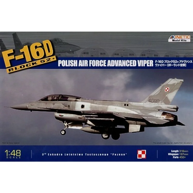 Lockheed Martin F-16N Block 52+. Decals Polish Air Force Advanced Viper