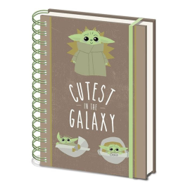 Star Wars The Mandalorian Assorted Cutest In The Galaxy A5 Spiral Notebook (10) 