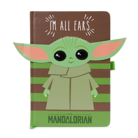 Star Wars The Mandalorian Premium A5 Notebook I'm All Ears Green 