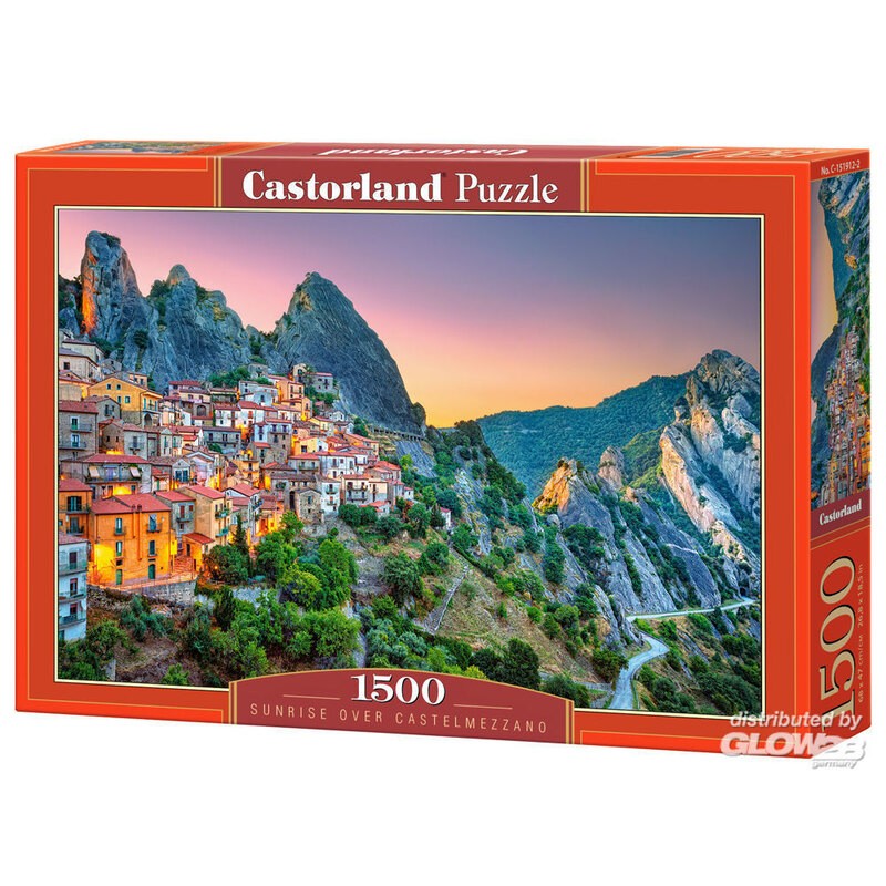Sunrise over Castelmezzano, 1500 piece puzzle 