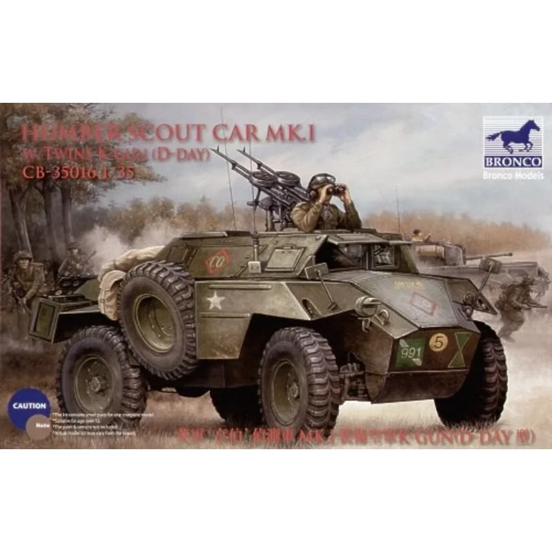 Humber Scout Car Mk.I with twin k-gun (D-day version)