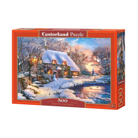 Winter Cottage, Puzzle 500 Teile 