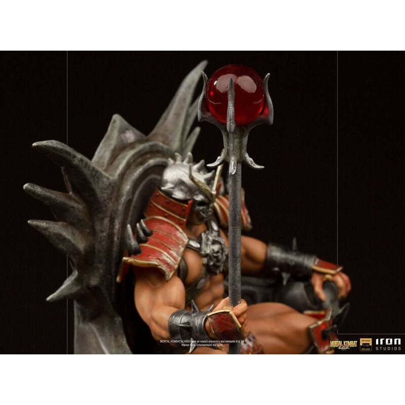 Mortal Kombat Statue 1/10 BDS Deluxe Art Scale Shao Khan 25 cm Iron Studios
