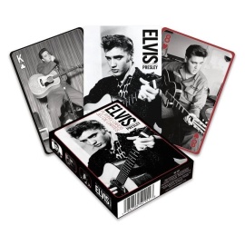 Elvis Presley Black & White Playing Card Game 