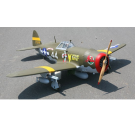 P-47 Wicked Rabbit 50-61cc/EP ARF + Train élect. RC aircraft
