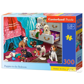Puppies in the Bedroom, Puzzle 300 Teile 