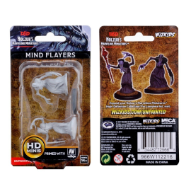 Dungeons and Dragons: Nolzur’s Marvelous Miniatures - Mindflayers Figurines for role-playing game