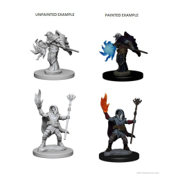 Dungeons and Dragons: Nolzur's Marvelous Miniatures - Male Elf Wizard Figurines for role-playing game