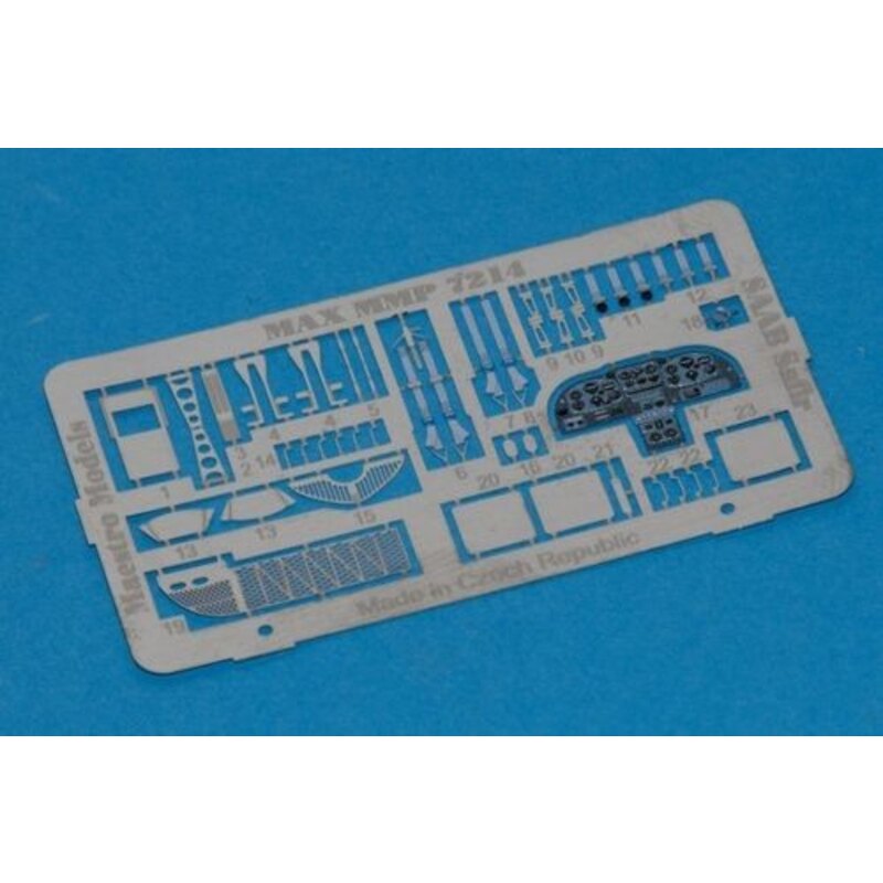 Saab 91 Safir interior & exterior detail set (designed to be assembled with model kits from Heller)