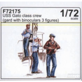 USS Gato Class Crew (Guard with binoculars) Figure