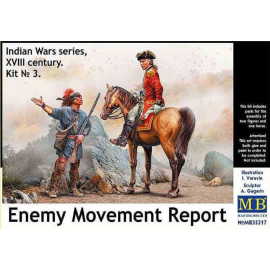 Enemy Movement Report. Indian Wars Series, XVIII century. Kit No. 3 Figure