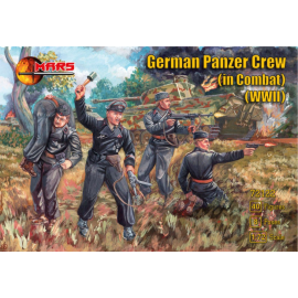 German Panzer Crew (in Combat) WWII Figure