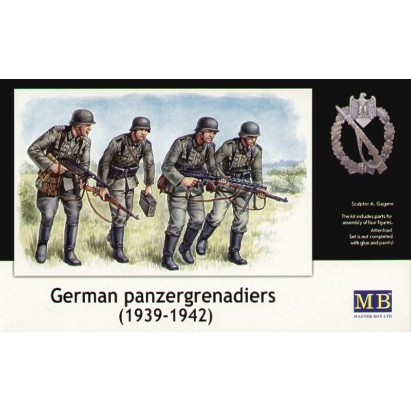 4 German Panzergrenadiers 1942 - 1945