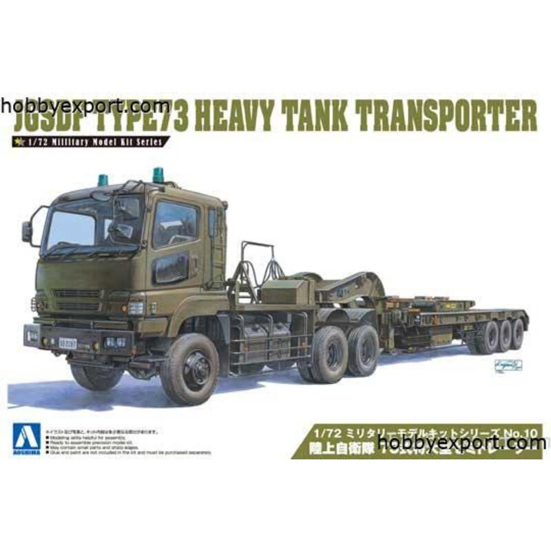 JGSDF TYPE 73 HEAVY TANK TRANSPORTER Model kit