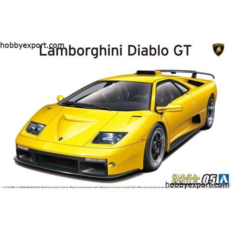 LAMBORGHINI DIABLO GT Model kit