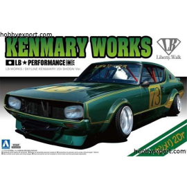 KENMARY PERFORMANCE SKYLINE KEN AND MARY 2DR LB WORKS Model kit