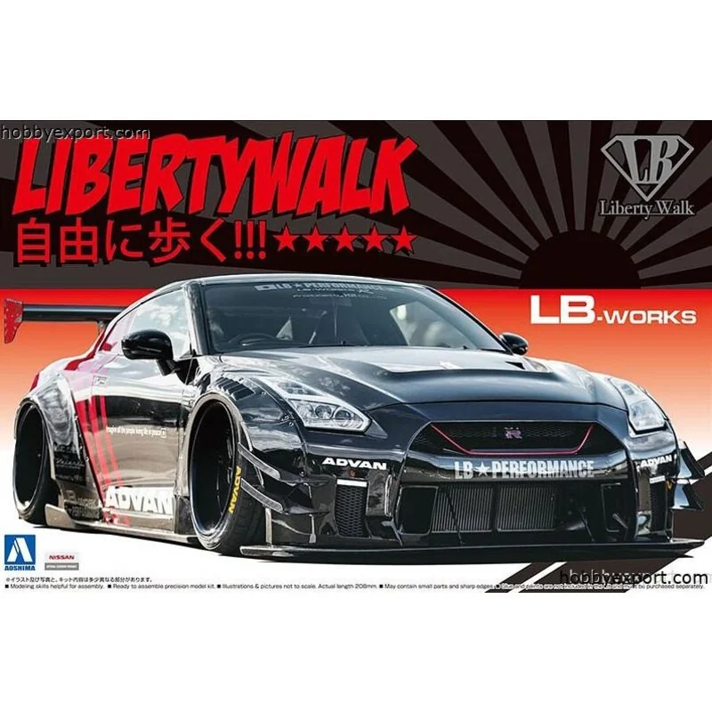 NISSAN R35 GT R TYPE 2 LB WORKS Model car kit