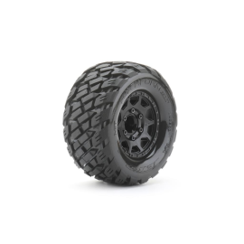 Extreme MT Rockform tires on black Arma Granit rims 