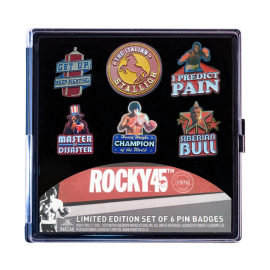 Rocky pack 6 pin's 45th Anniversary Limited Edition 