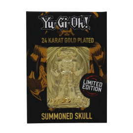 Yu Gi Oh! Replica Card Summoned Skull (gold plated) 