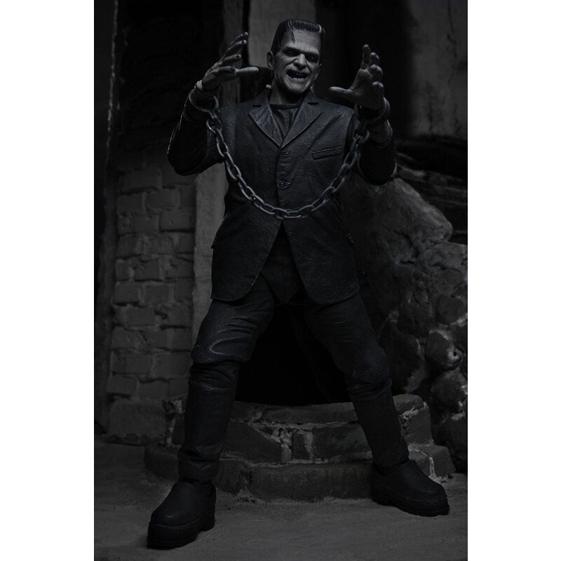 Universal Monsters action figure Ultimate Frankenstein's Monster (Black & White) 18 cm NECA
