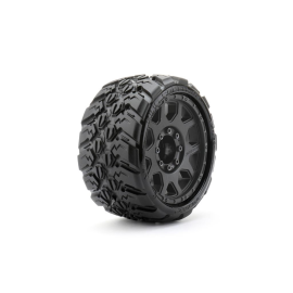 Extreme MAXX LowProfil King Cobra tires on 3.8 black rims 