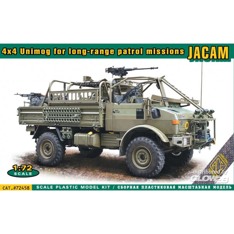 4x4 Unimog for long-range Patrol Missions JACAM Model kit