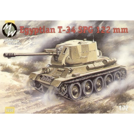 Egyptian T-34 SPG 122mm Model kit