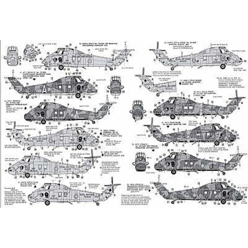 RAF McDonnell Douglas Phantom FGR.2 XV428/CC 228 OCU Leuchars 1988 Display scheme Westland Wessex HC.2 XR515/B or WR517/G or XV7