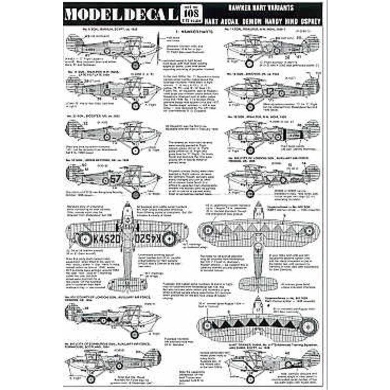 Hawker Hart Variants (28) Hawker Harts (11) 6 Squadron 11 Squadron 12 Squadron 33 Squadron 39 Squadron 57 Squadron 600 (City of 