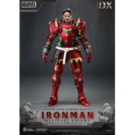 Marvel Figure Dynamic Action Heroes 1/9 Medieval Knight Iron Man Deluxe Version 20 cm