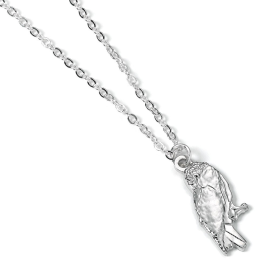 Harry Potter Hedwig Owl Silver Plated Pendant and Necklace 