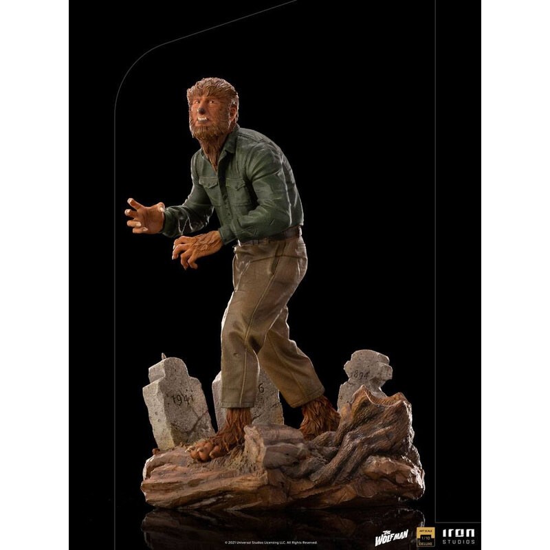 Universal Monsters Statue 1/10 Deluxe Art Scale The Wolf Man 21 cm