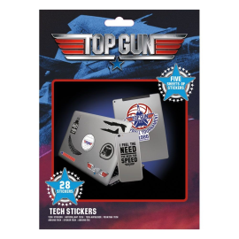 Top Gun pack of 10 tech stickers 