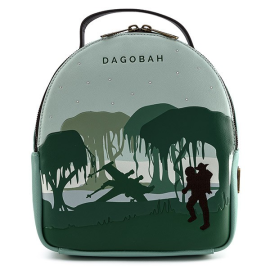 SW Star Wars Loungefly Mini Backpack + Dagobah Pouch 