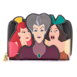 Disney Loungefly Wallet Villains Scene Evil Stepmother And Step Sisters