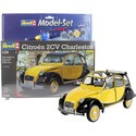 Citroen 2CV Model Set - box containing the model, paints, brush and glue