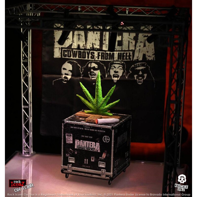 Pantera Statuette Rock Ikonz On Tour Cowboys From Hell tour box + stage set 
