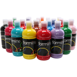 Poster paint, assorted colors, matte, 20x500 ml/ 1 Pq. 