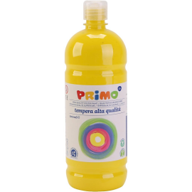 PRIMO school paint, primary yellow, matt, 1000 ml/ 1 bottle 