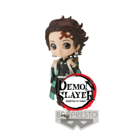 Demon Slayer Kimetsu No Yaiba Q Posket Small Flight6 Tanjiro Kamado 7cm Figurine