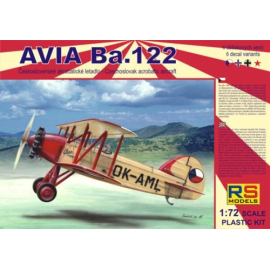 Avia Ba.122 with Castor and Pollux engines Decals Czech x 3, Luftwaffe x 1, Slovakia x 1, USSR x 1 Model kit