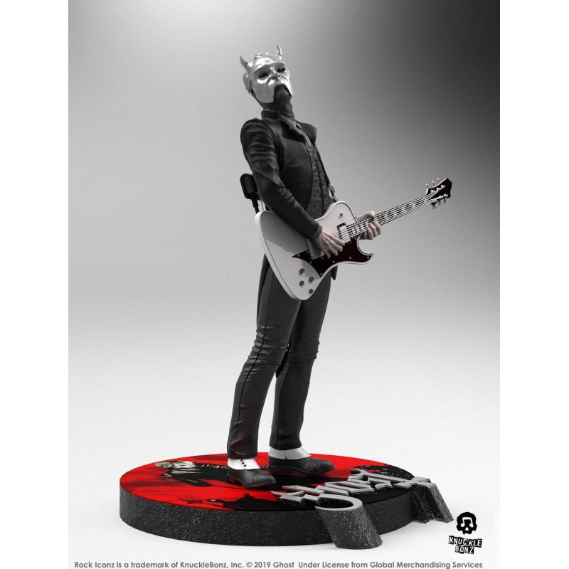 Ghost Statue Rock Iconz Nameless Ghoul (White Guitar) Limited Edition 22 cm Knucklebonz