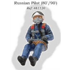 Russian Pilot seated in aircraft 1980/1990′s Historical figure