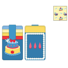 Disney Loungefly Card Holder Snow White Cake