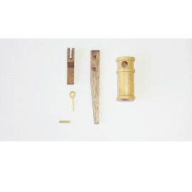 Wooden pump h. 15mm Model kit