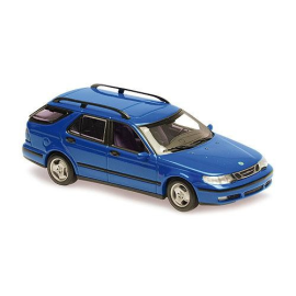 Saab 9-5 station wagon blue met 1999 Die-cast