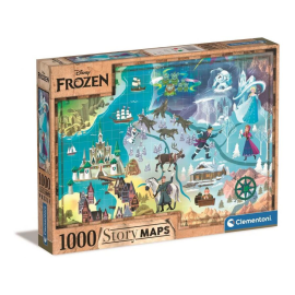 Disney Maps - 1000 pieces - The Snow Queen Puzzle